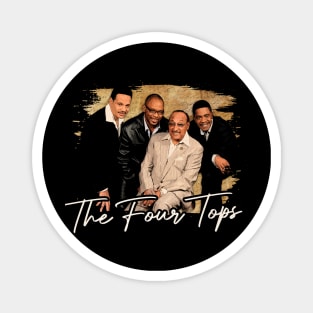 Immerse in Soulful Elegance The Tops Band's Harmonic Hues on Your Shirt Magnet